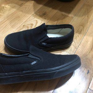 Black Slip-On Vans